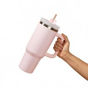 NEW SWEET WATER DECOR 40 oz travel tumbler in blush pink